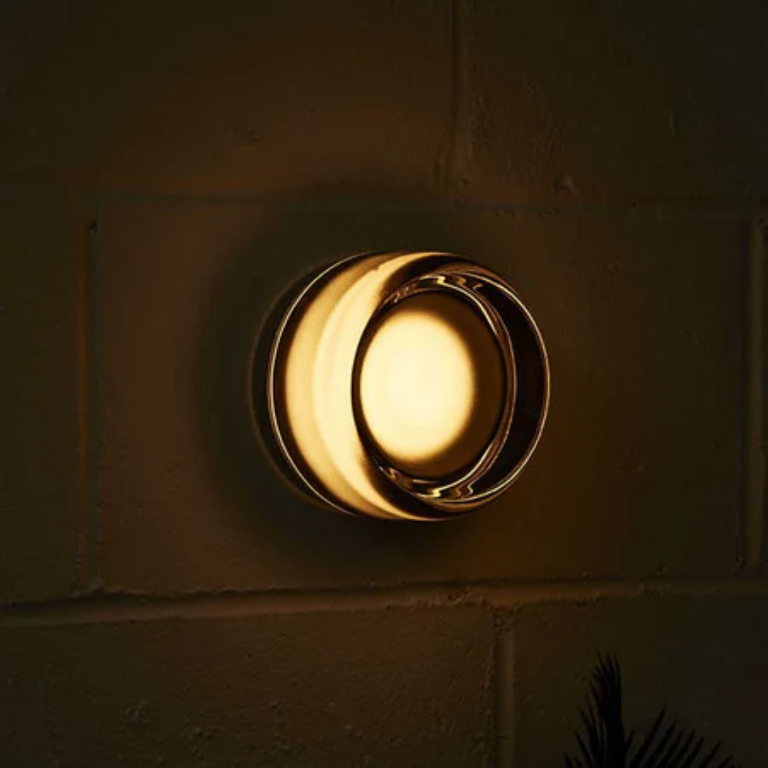 Moderne Glas Ronde Wandlamp LED 1-Licht