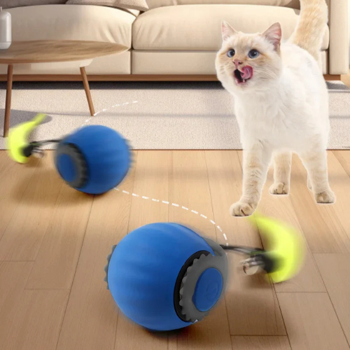 PurrPlay Interactieve Rollende Bal | Slim plezier voor uw harige vrienden