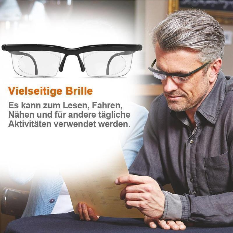 Fokus Verstelbare Unisex Leesbril voor Comfortabel Lezen