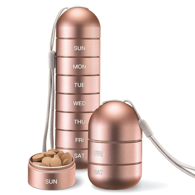 7-Daagse Draagbare Pillendoos voor Reizen