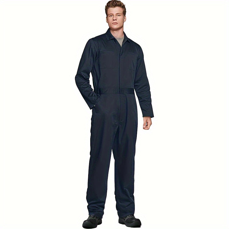 Heren Halloween Kostuum Jumpsuit met Lange Mouwen | Horror Masker
