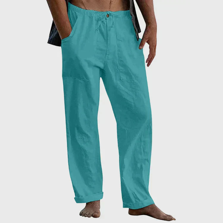 Casual linnen broek voor mannen | Werk