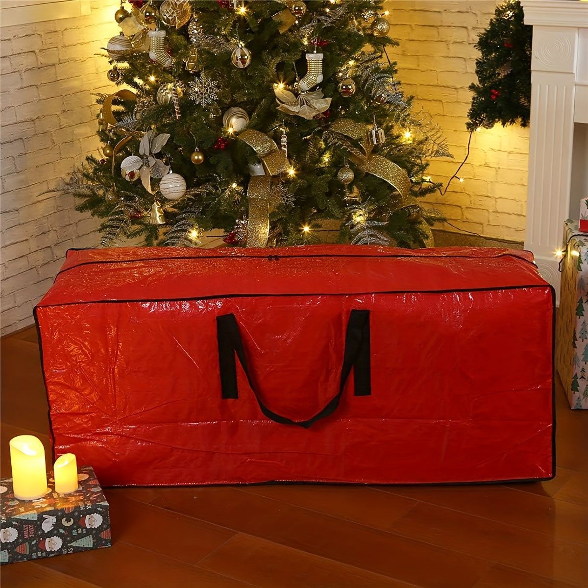 Grote Opbergzak voor Kunstkerstbomen – Waterdicht en Duurzaam Polyester Model TreeTote