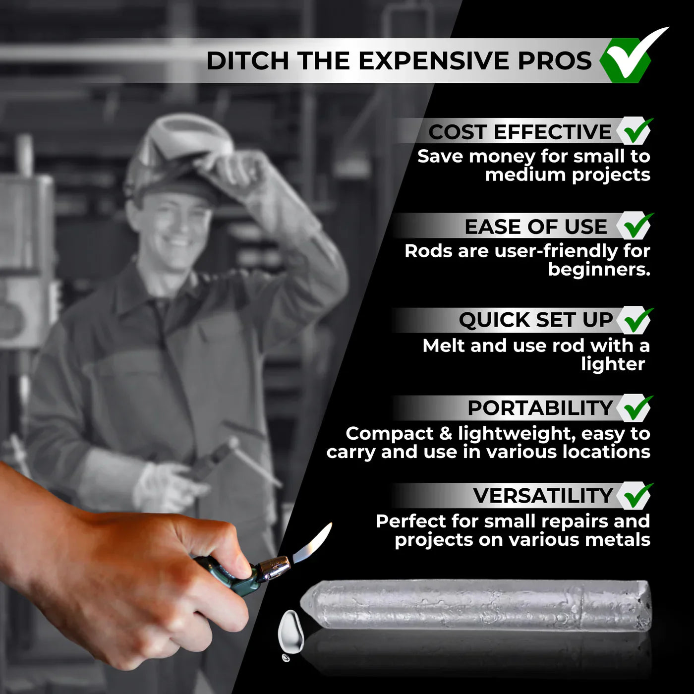 QuickFix - Directe Metaalreparatieset