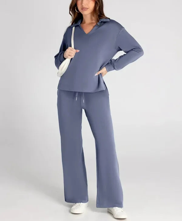 VioletVibe Cozy Hoodie Set | Stijlvolle en comfortabele loungewear voor ultieme ontspanning