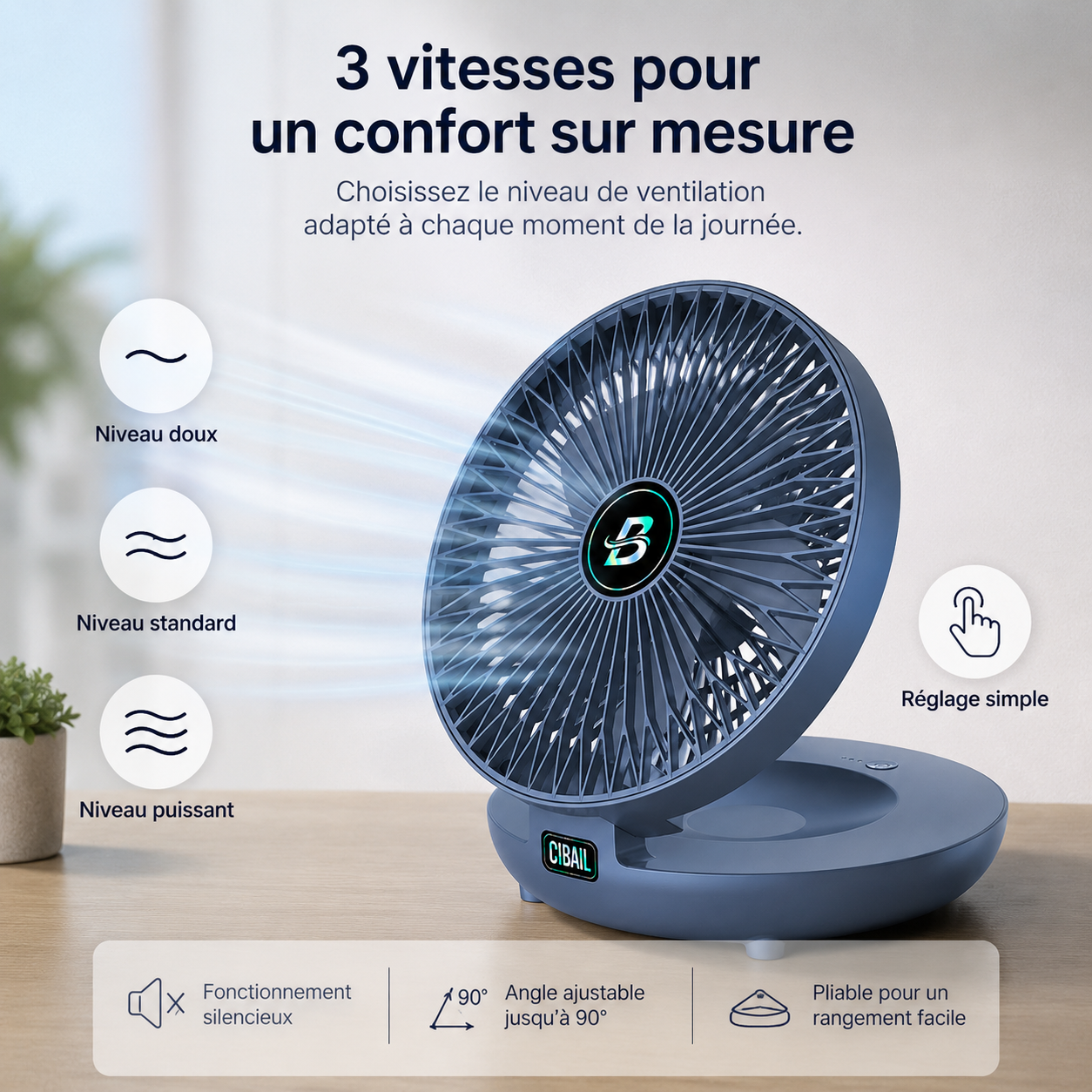 Dubbel Gebruik Huiskamer Ventilator