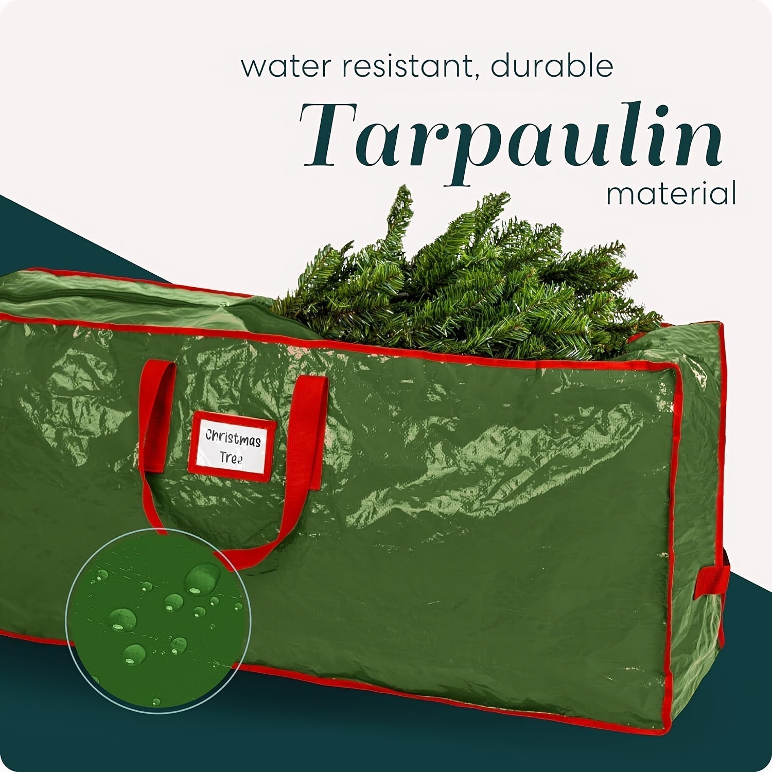 Grote Opbergzak voor Kunstkerstbomen – Waterdicht en Duurzaam Polyester Model TreeTote