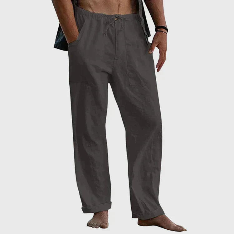 Casual linnen broek voor mannen | Werk