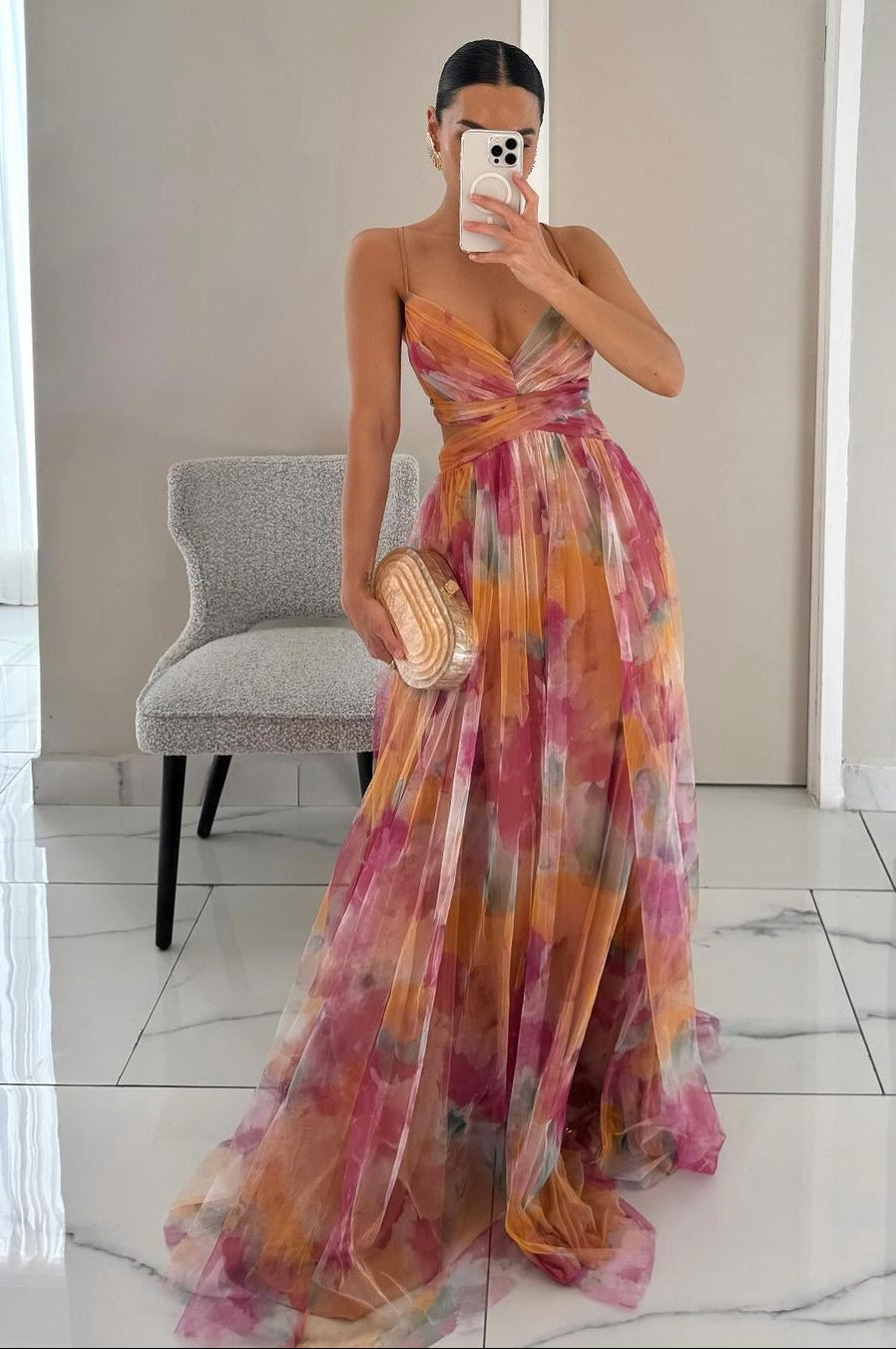 Annai | Elegante Maxijurk