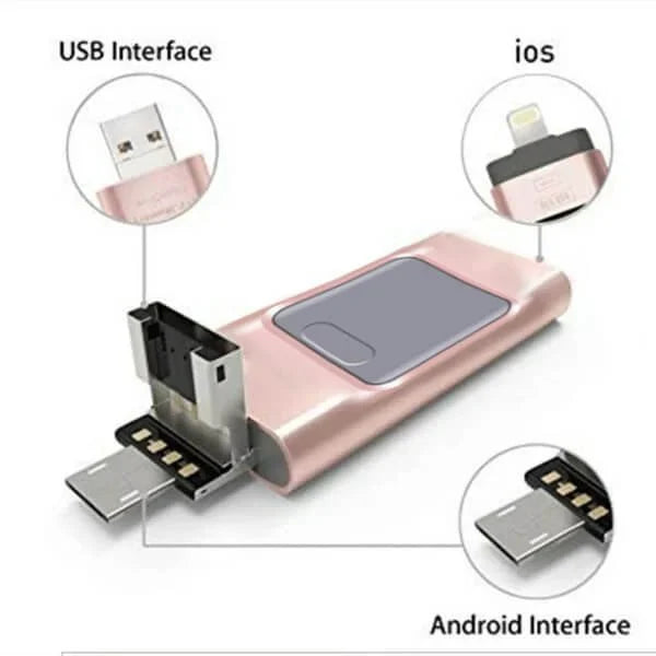 4 in 1 Hoogwaardige USB Flash Drive