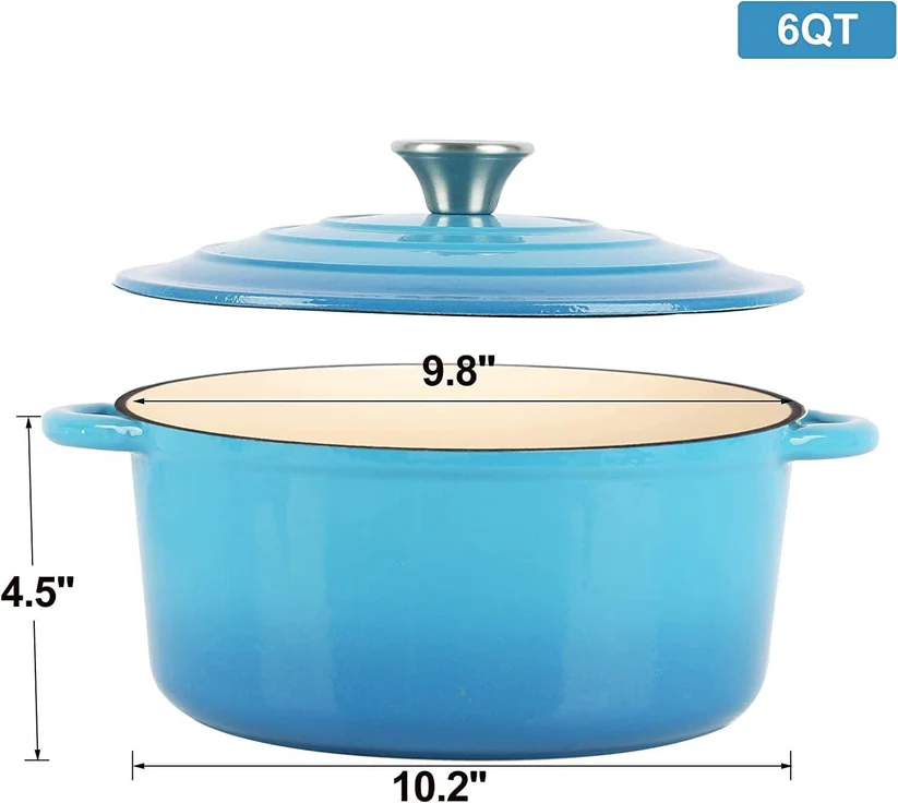 Geëmailleerde Gietijzeren Dutch Oven Pot