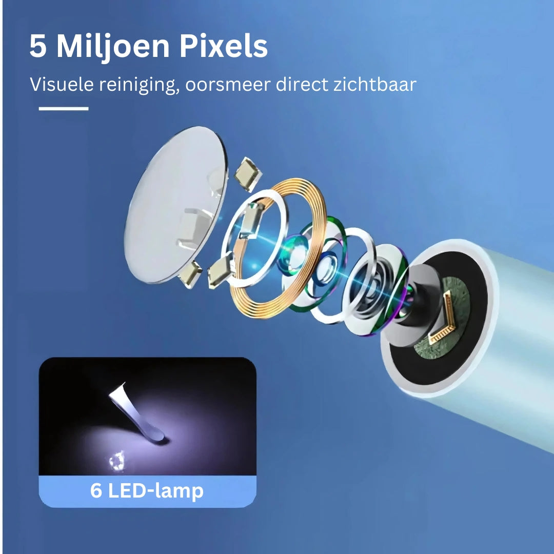 AureliaVision Luxe Oorreiniger | HD-camera voor een grondige oorreiniging