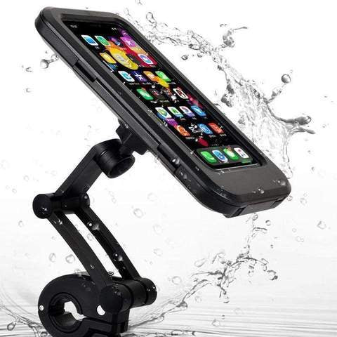HydroGuard Case | Universele waterdichte telefoonhouder voor de fiets of motor