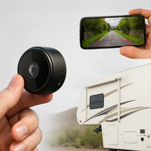 HD Draadloze Achteruitrijcamera voor Campers, Vrachtwagens en Aanhangers met Nachtzicht