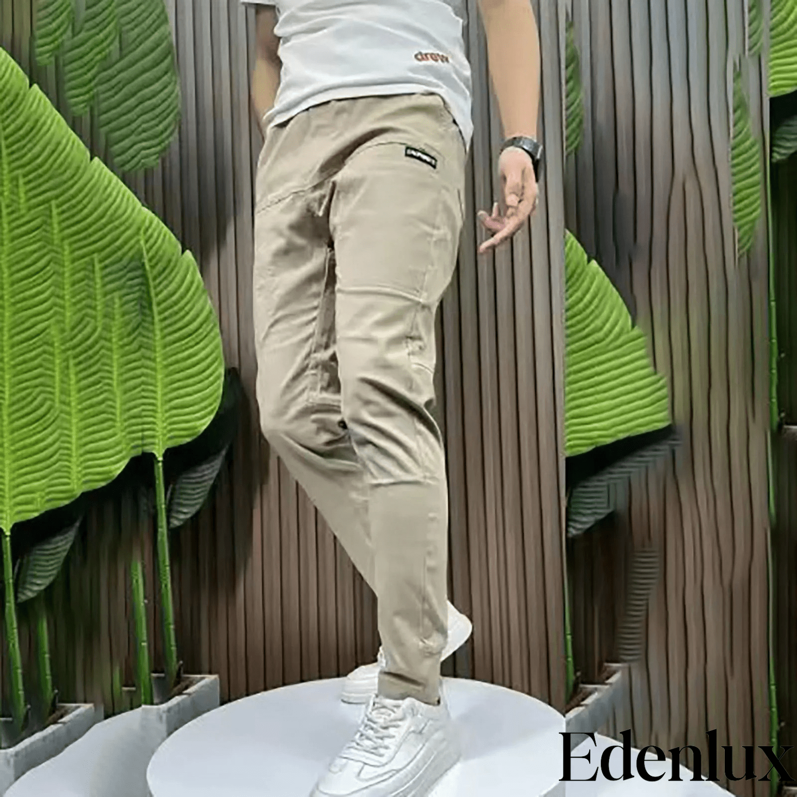 LAATSTE DAG 60% KORTING | Lucas | Stretch Cargo Jeans voor Mannen