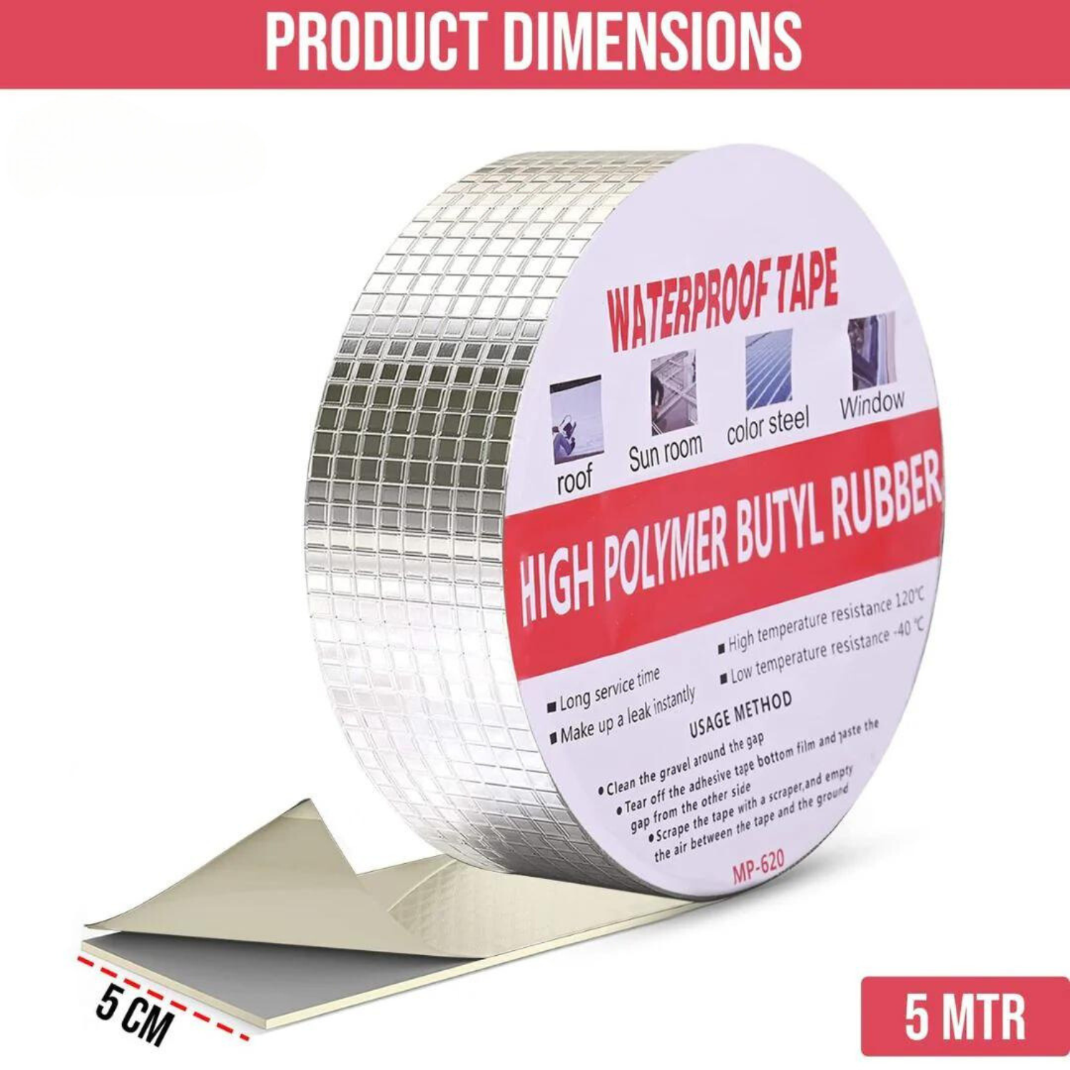 HeatGuard | Waterdichte Aluminium Tape