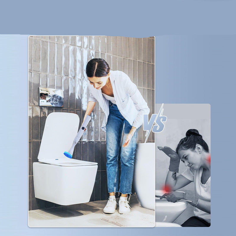 LuxuraClean Elektrische Toilettenborstelset | Efficiënte reiniging voor een sprankelend toilet