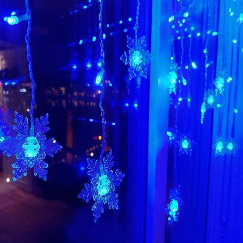 LED Kerst Gordijnverlichting – Decoratieve en Herbruikbare Feestverlichting