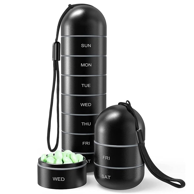 7-Daagse Draagbare Pillendoos voor Reizen
