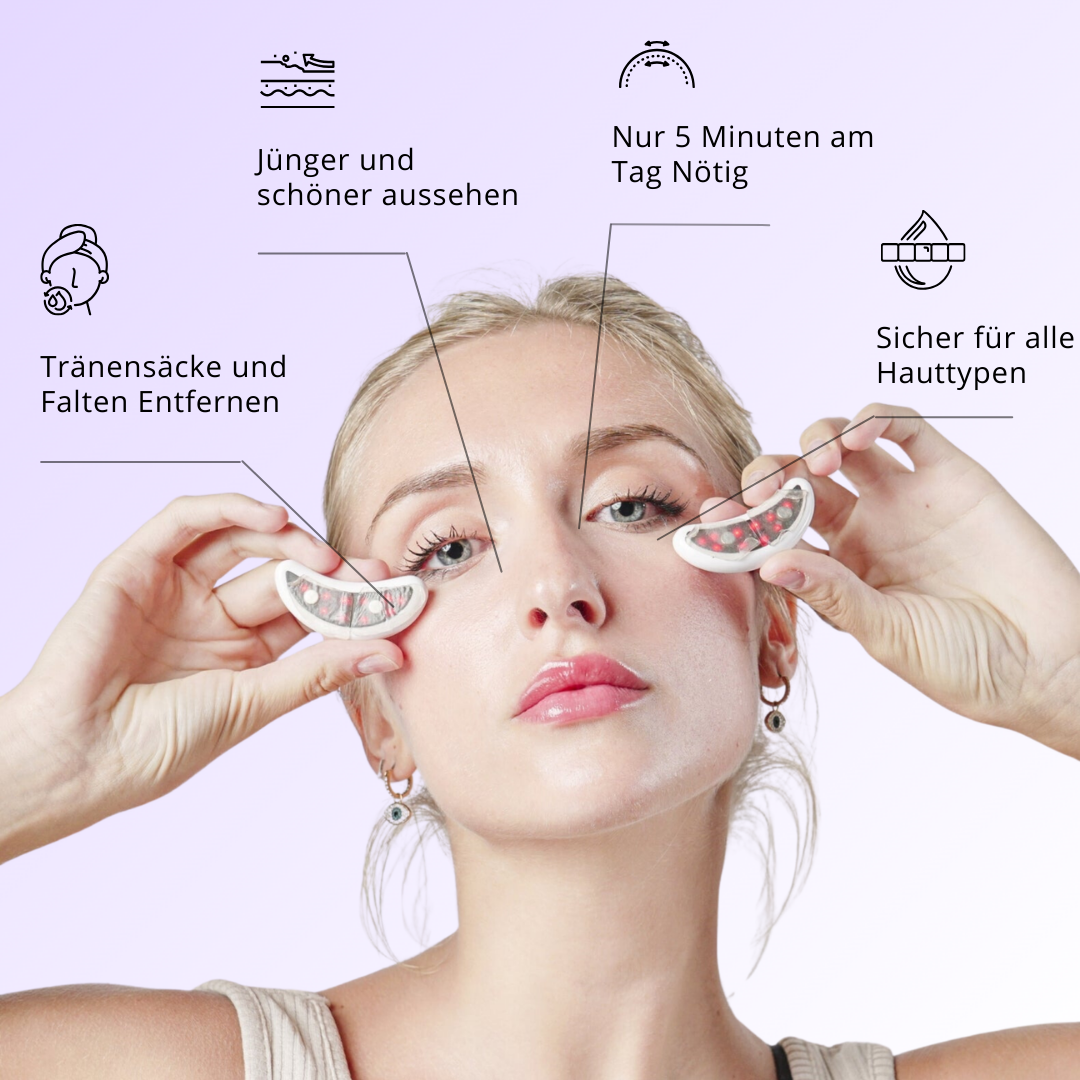 GlowRelax EMS Eye Massager | Revitaliseer Je Ogen, Ontspan Je Geest