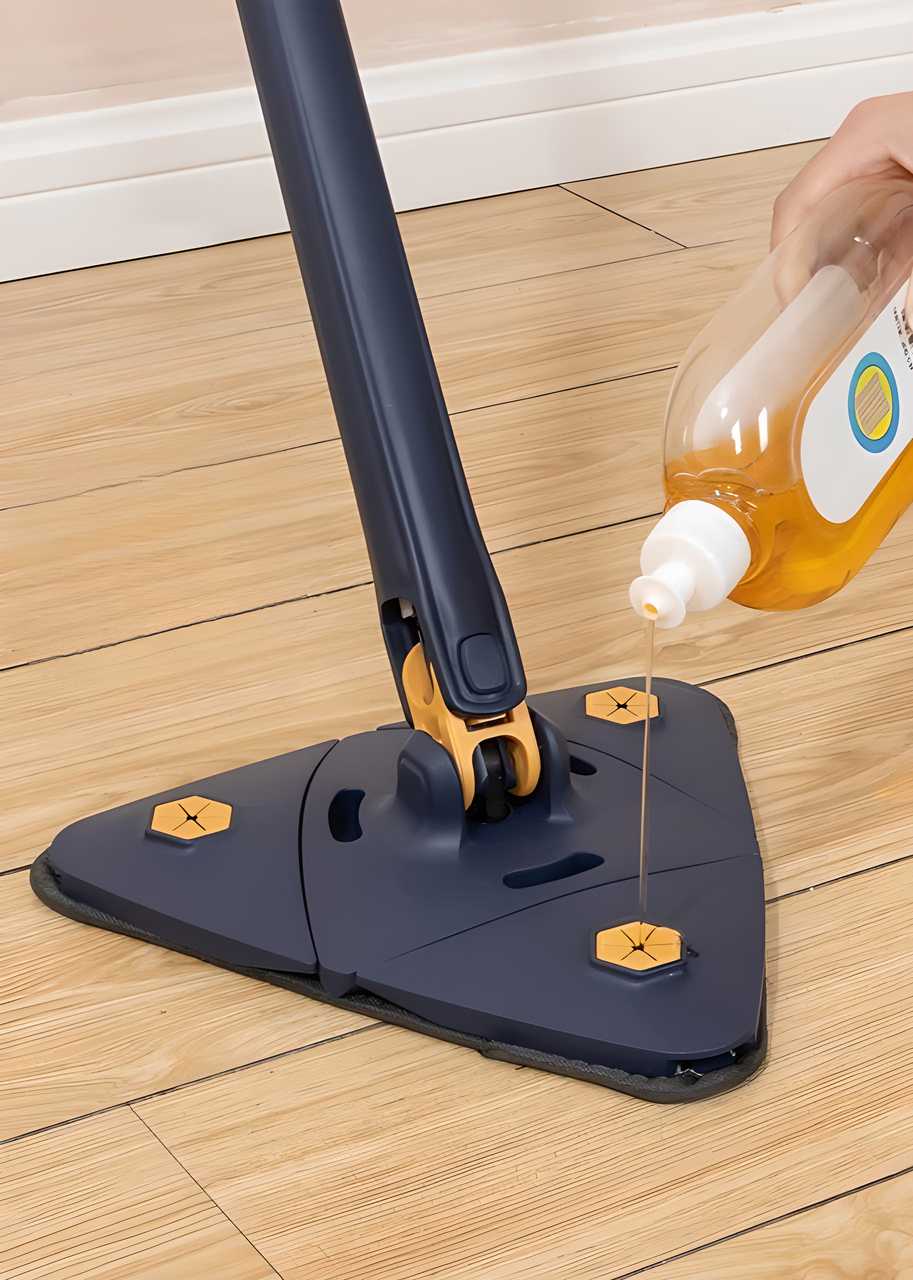 LuxClean Driehoekige Schoonmaak Mop | Efficiënt en veelzijdig voor een sprankelend resultaat