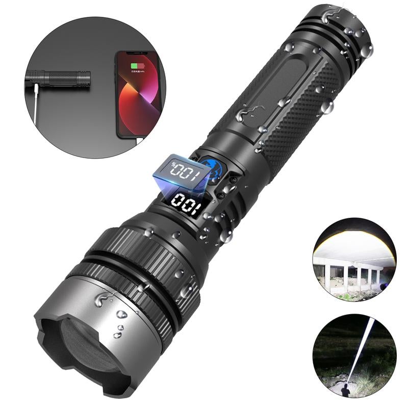 StormBeam Oplaadbare Zaklamp met Telescopische Zoom