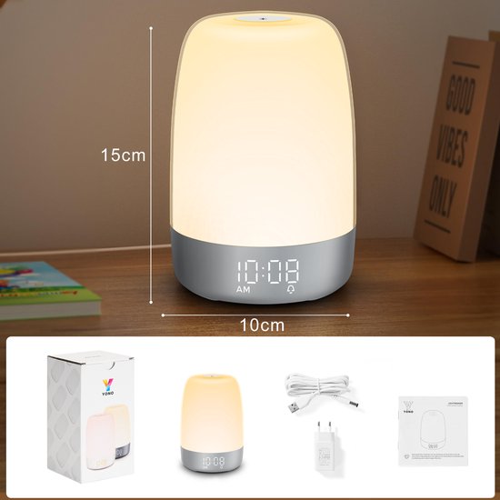 Wake-up-Light met Natuurgeluiden – Aurora