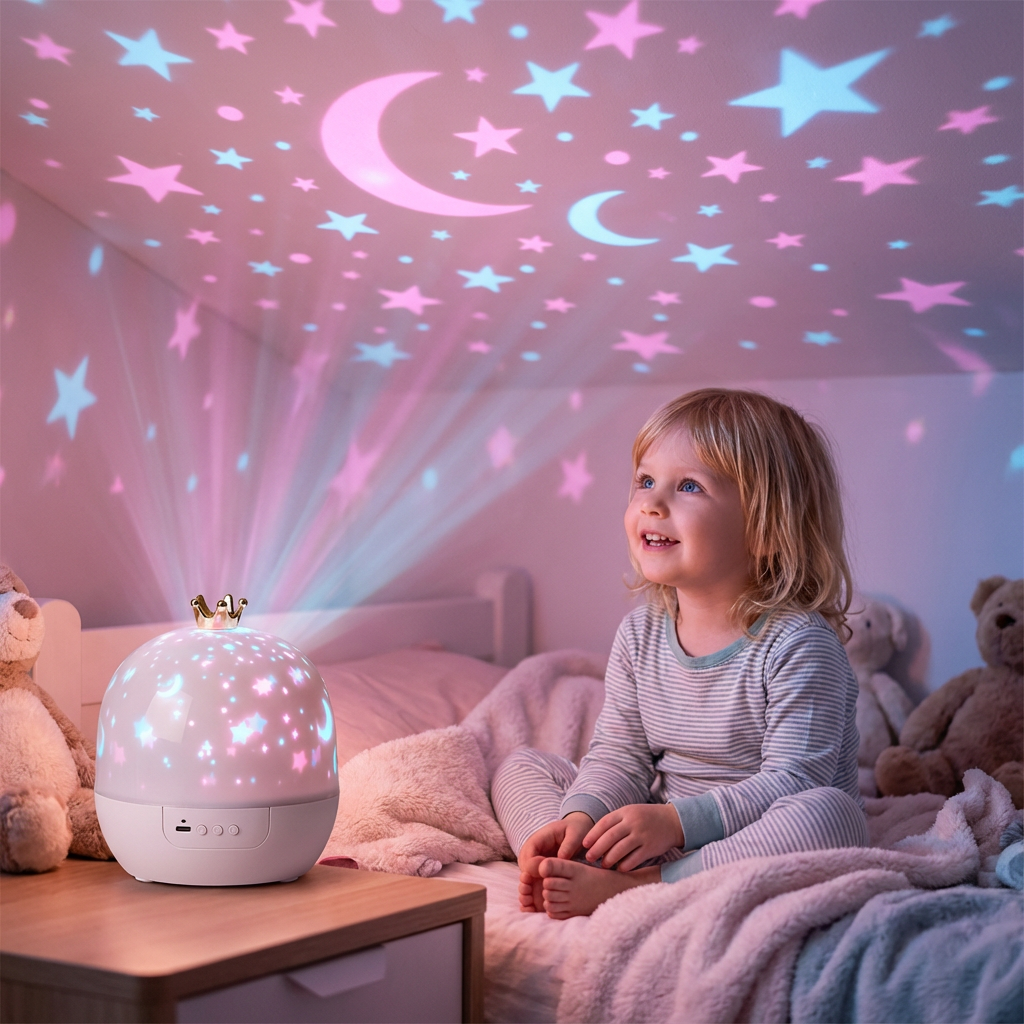 2-in-1 Kinder Nachtlampje en Projector