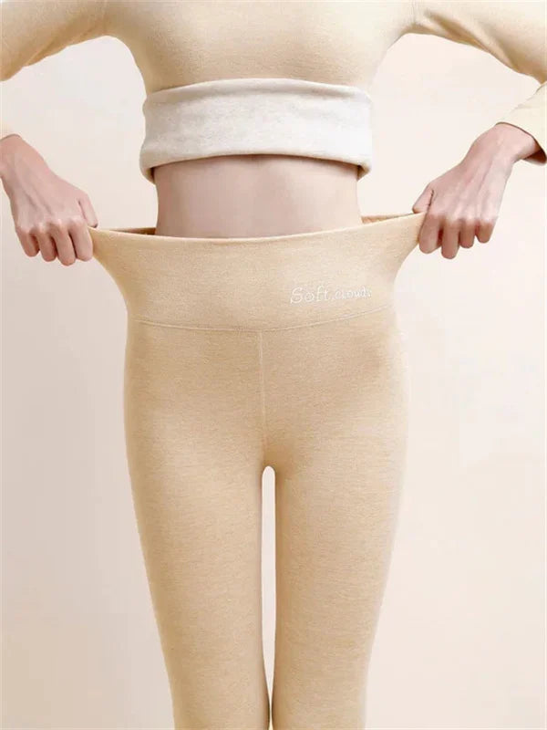 AstraWeave Cashmere-Voering Winter Leggings Voor Gezellige Warmte