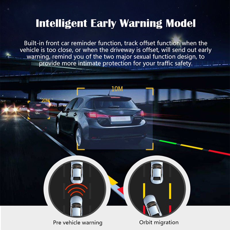 1080P HD Mini ADAS Dashcam met 360° Draaifunctie