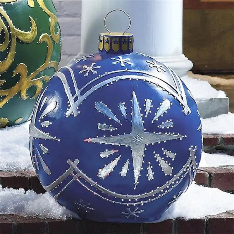GlanzBall XL Kerstdecoratie – Weerbestendige Jumbo Kerstballen voor Binnen en Buiten