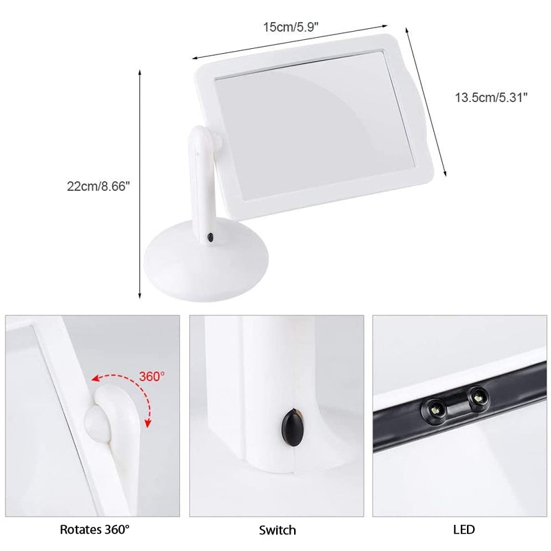 Handsfree Bureau Vergrootglas met LED