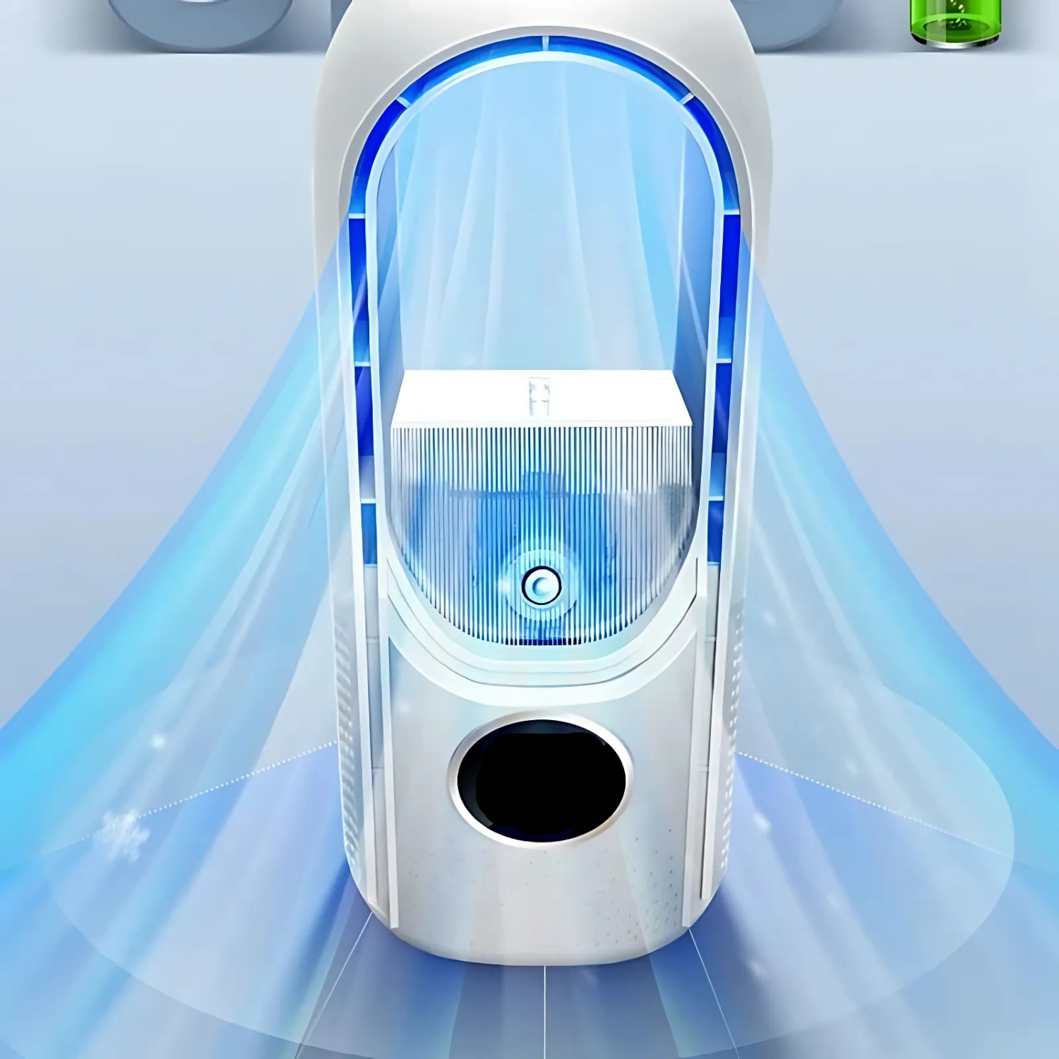 Bladeloze USB Ventilator Luchtkoeler Stil Met Timer en Luchtbevochtiging