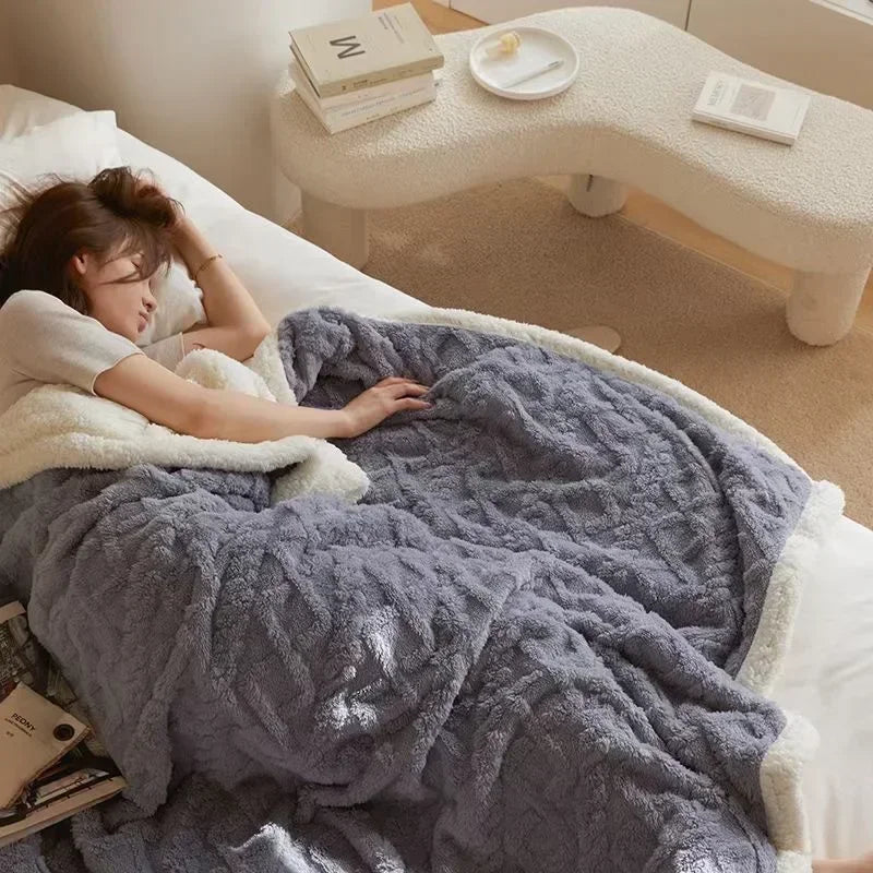 WarmWool Lammwoldeken Dikke Winter – Ultieme Warmte en Comfort