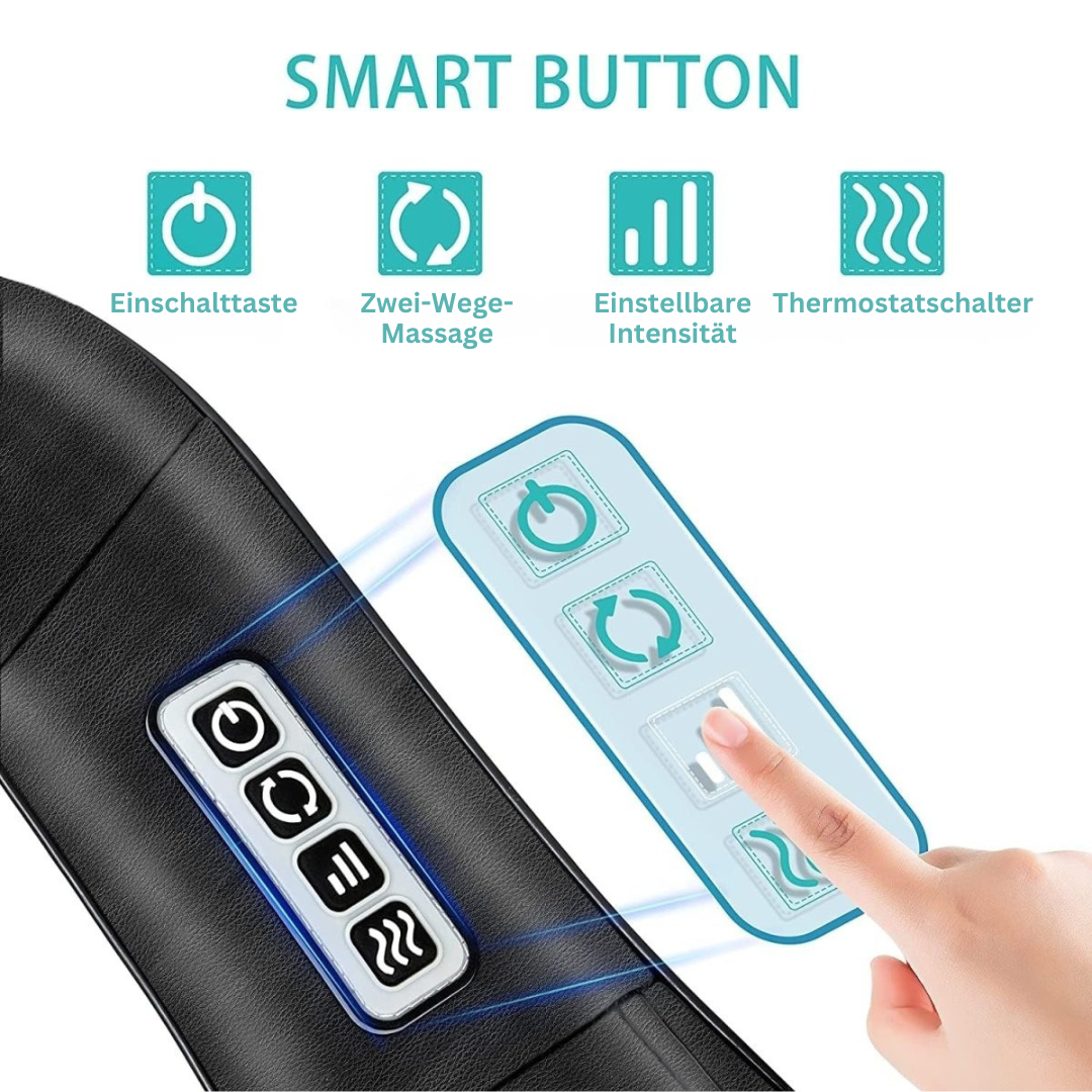 Shiatsu-Massagekussen met Infrarood - FlowRelief