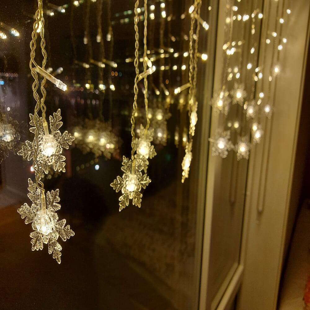 LED Kerst Gordijnverlichting – Decoratieve en Herbruikbare Feestverlichting