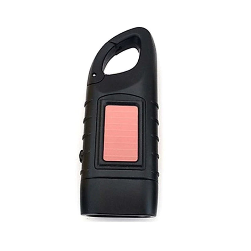 Zonne-energie Waterproof Zaklamp met Handmatige Oplading – Compacte Nood LED Licht voor Buiten- en Thuisgebruik