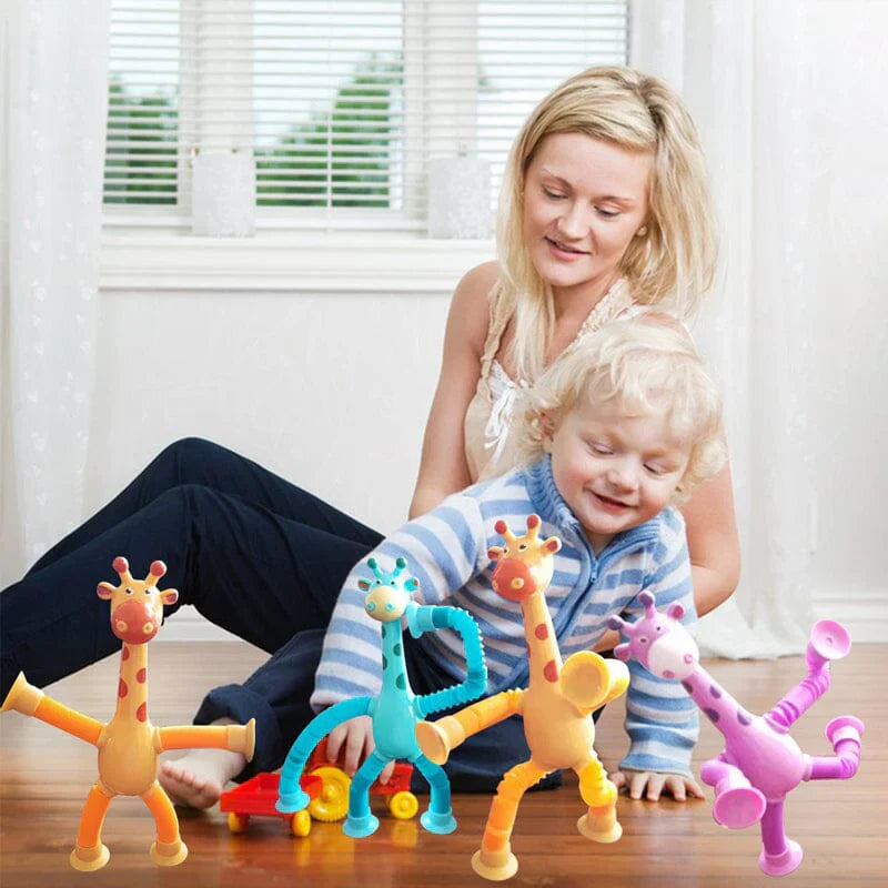 GiraffeStretch – Leuk Telescoop Zuig Speelgoed