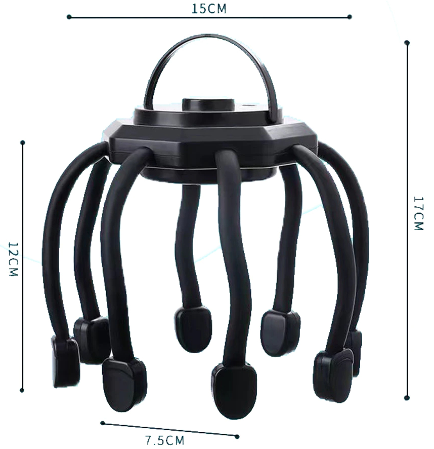 LuxAura Ultra Hoofdmassageapparaat | Ontspannende massage voor ultieme verlichting en welzijn