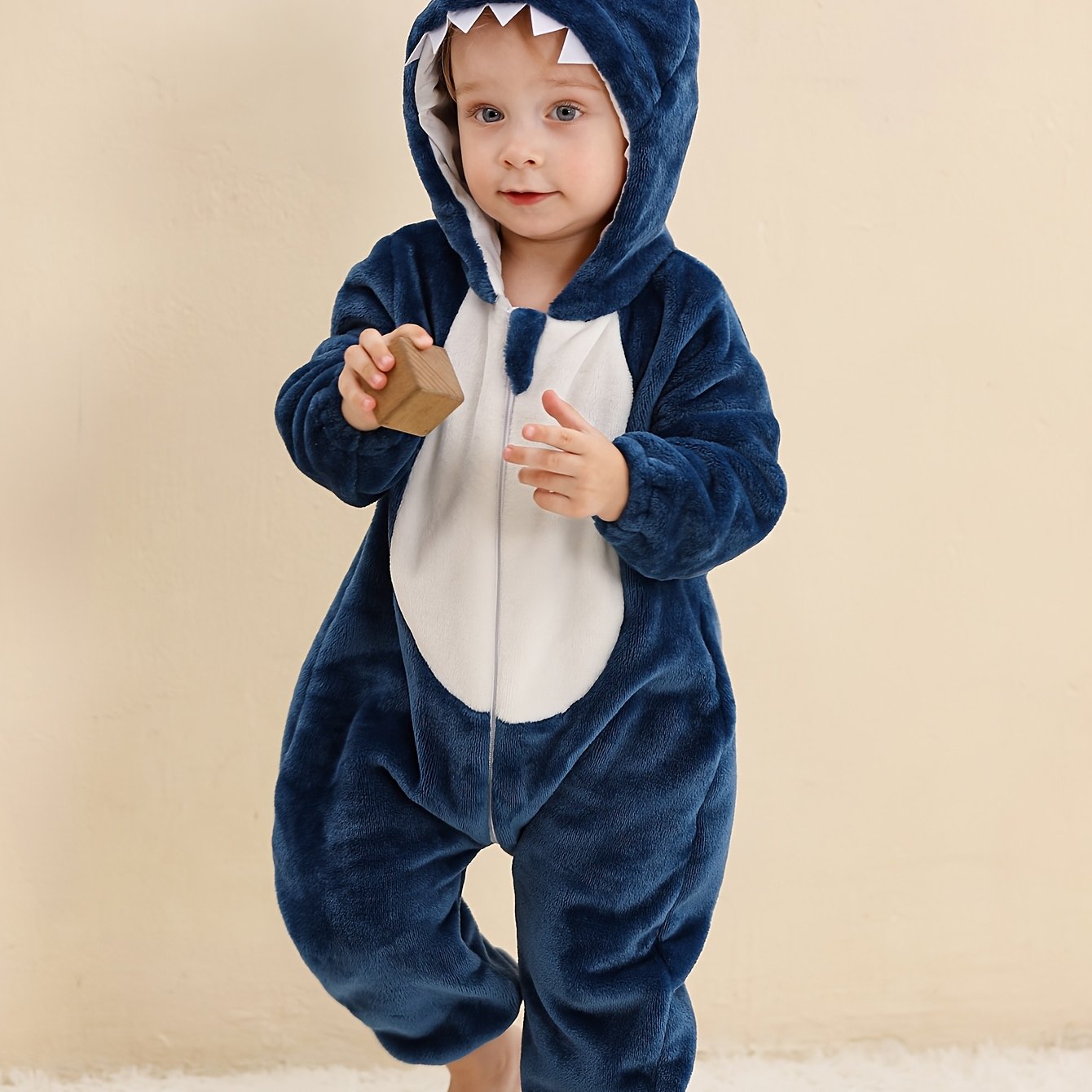 Baby Shark Jumpsuit Halloween Baby Haai Kostuum