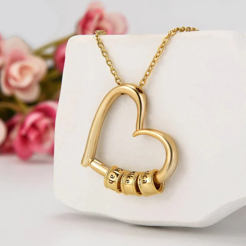 Aan De Beste Moeder Ter Wereld - Liefdesketting Met Gegraveerde Hangers