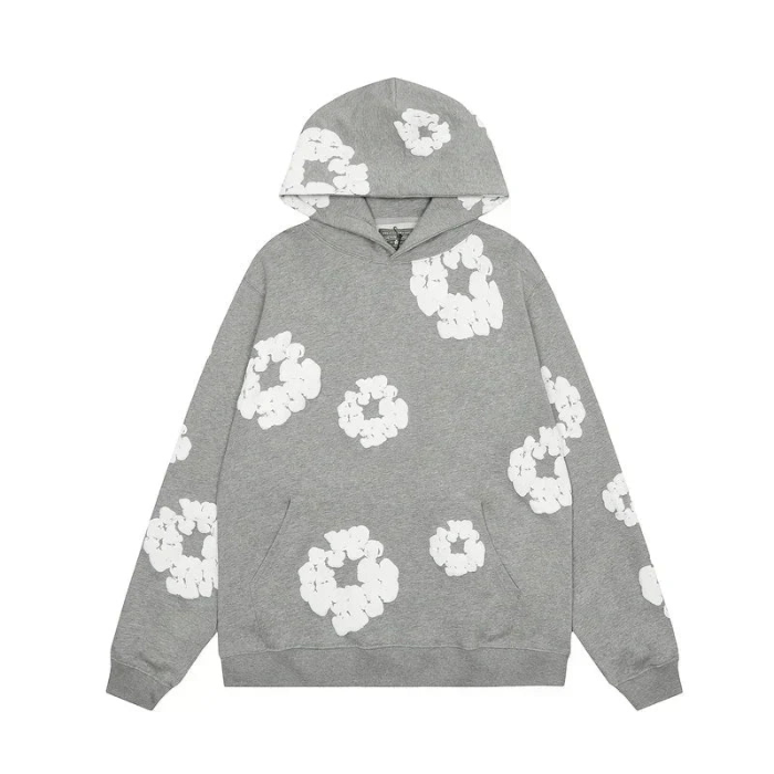 Ensemble Caleb met Hoodie en Wijde Bloemenbroek
