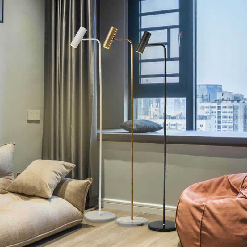 Industriële IJzeren Eenvoudige Lampvoet Verstelbare LED Staande Vloerlamp