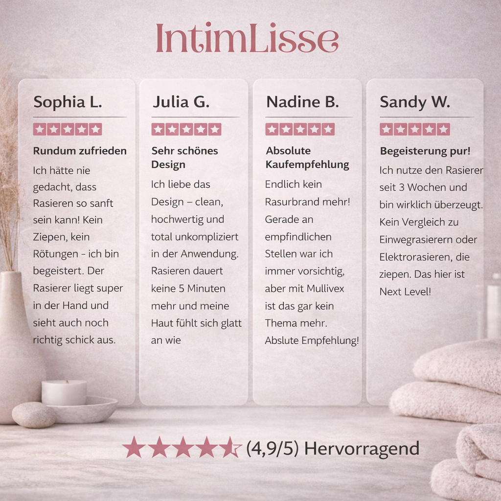 Intimrasierer voor Vrouwen | Elektrische Scheerapparaat voor Dames | IntimLisse