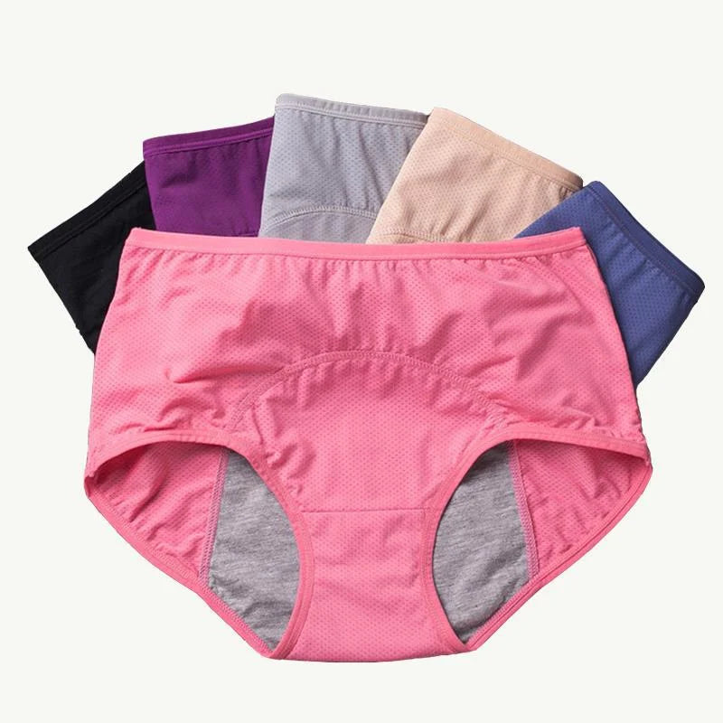 Lekkagevrije onderbroeken met hoge taille (plusmaten)