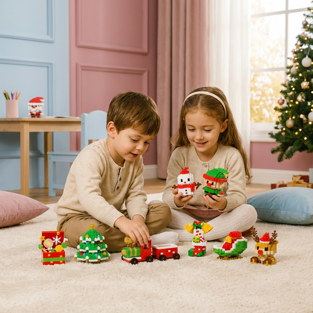 Creatieve Bouwstenen Kerstfiguren - Plezier voor het hele gezin