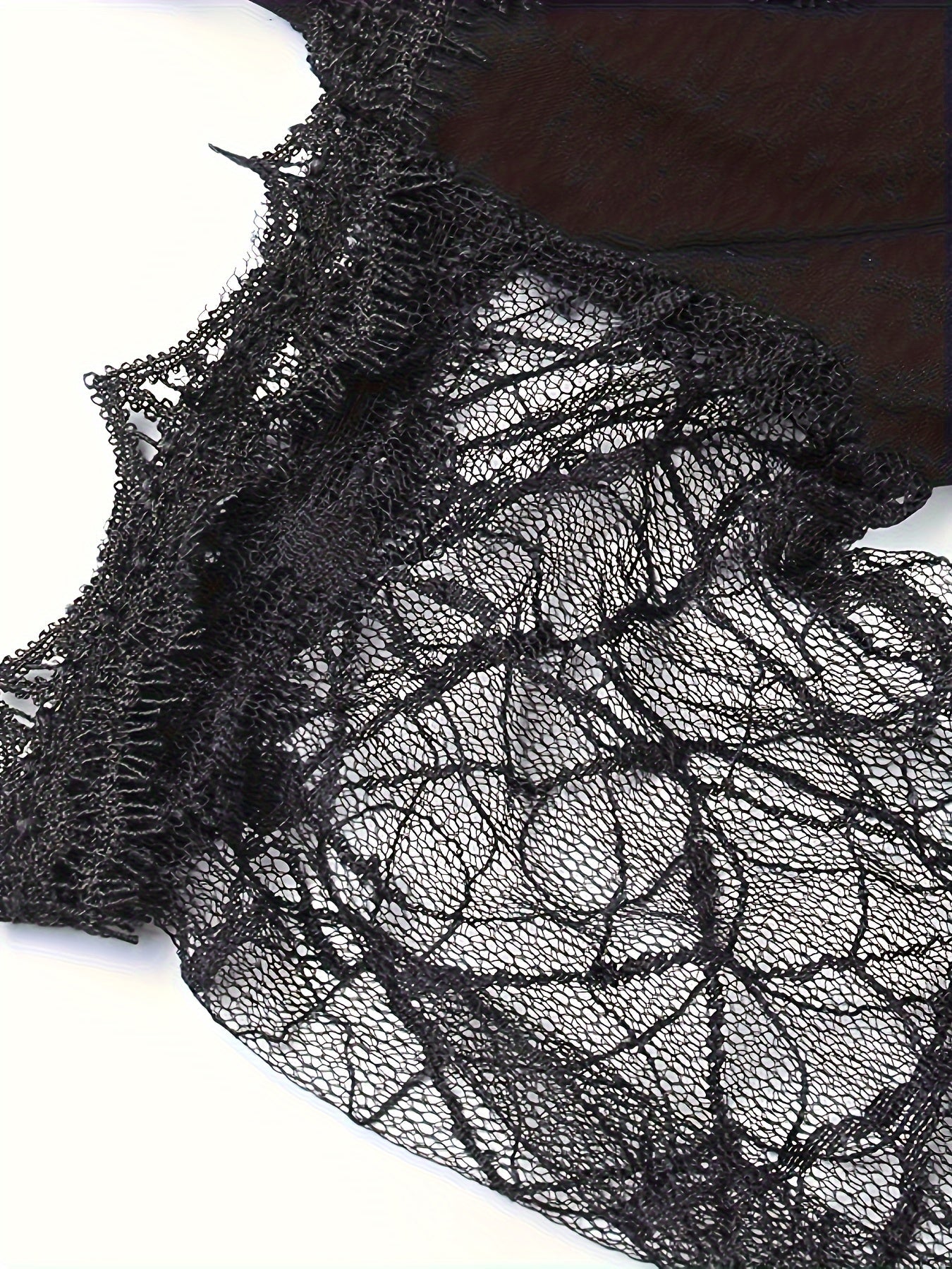 Dames Gothic Mesh Halloween Kostuum Jurk | Lange Mouw Mini