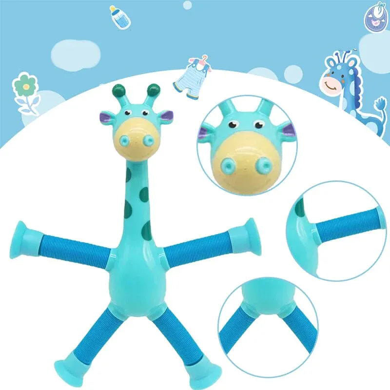 GiraffeStretch – Leuk Telescoop Zuig Speelgoed