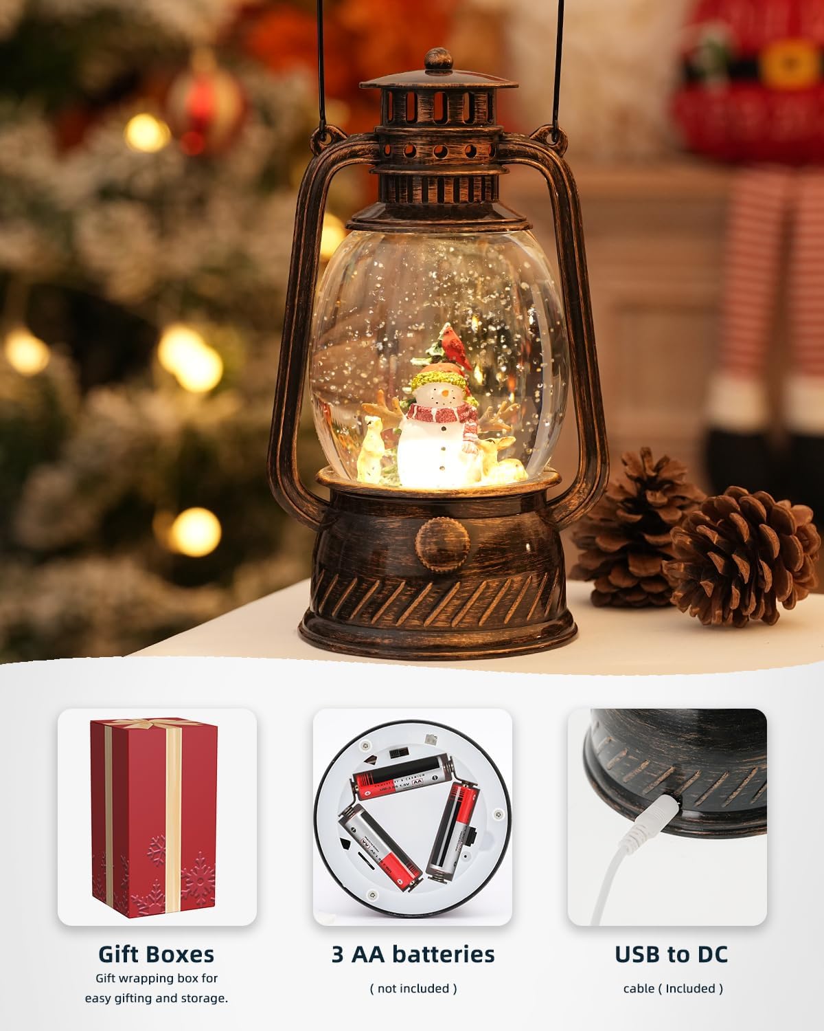 LED Pompoenlamp voor Herfstdecoratie – Warm Licht met 6-uurs Timer