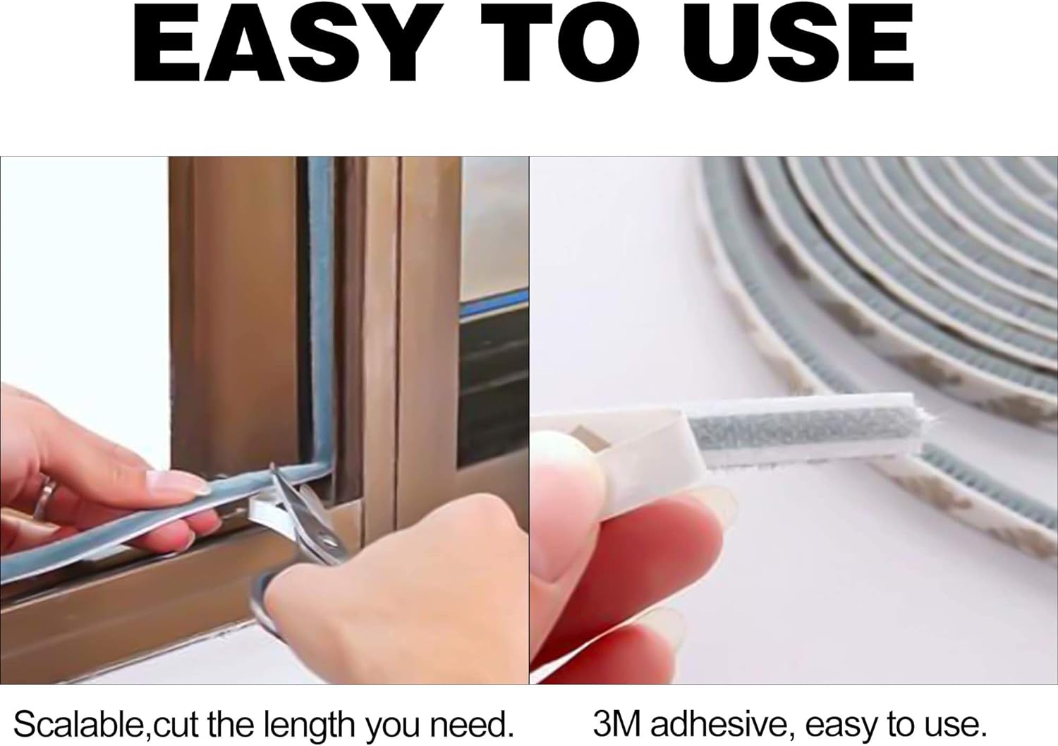 Borstelafdichting, deurafdichting, zelfklevend deurafdichting